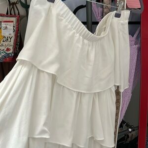 Cream color size L dress